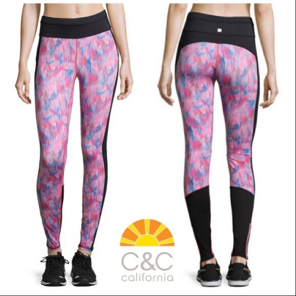 C&C California Pants - 🆕 C&C Sport Graphic Print Leggings / Tights - M